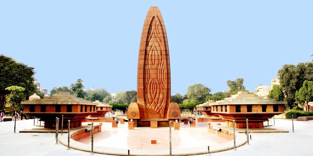 Historical monument and memorial of Jallianwala Bagh massacre